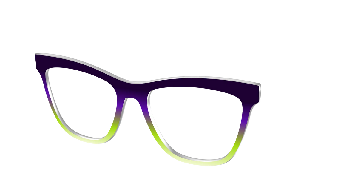 The Midnight to Electric Lime Gradient