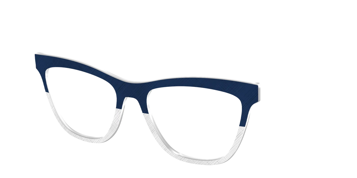 The Navy Plaid Crystal Split