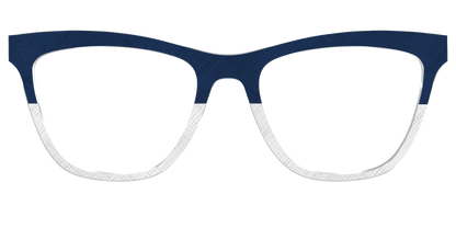 The Navy Plaid Crystal Split