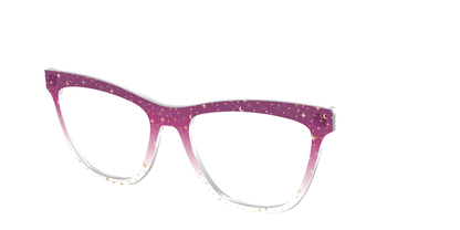 The Pink Ombre Gold Foil Crystal