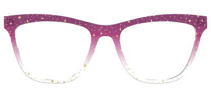 The Pink Ombre Gold Foil Crystal