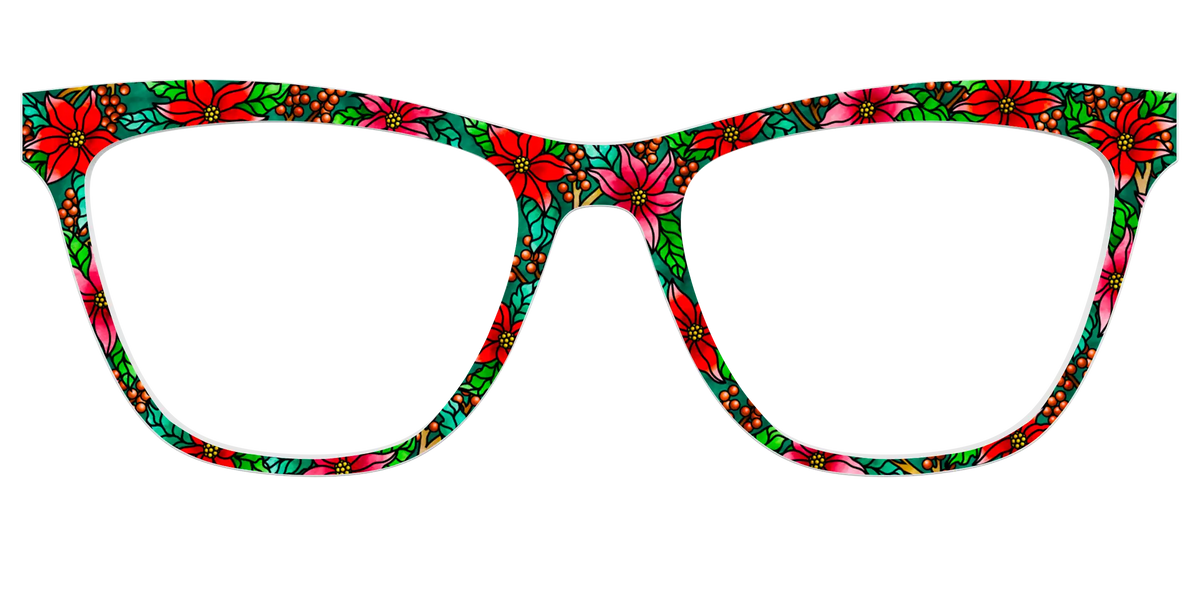 The Poinsettia Stained Glass