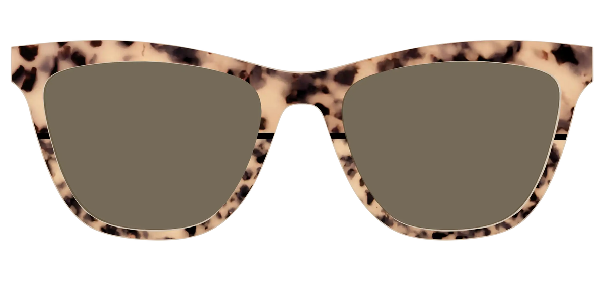 The Polarized Bisque Tortoise Split Sun Top