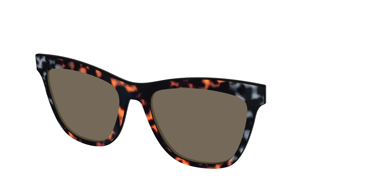 The Polarized Gray & Amber Tortoise Sun Top