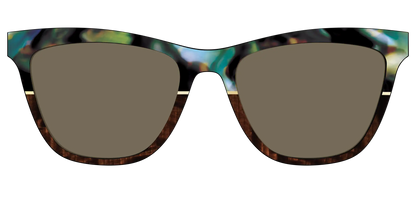 The Polarized Mirage Split with Gold Foil Sun Top