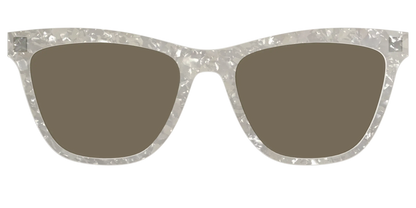 The Polarized White Quartz Pearl Sun Top