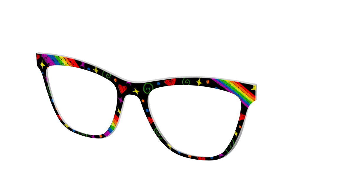 The Rainbow Chalk Doodles