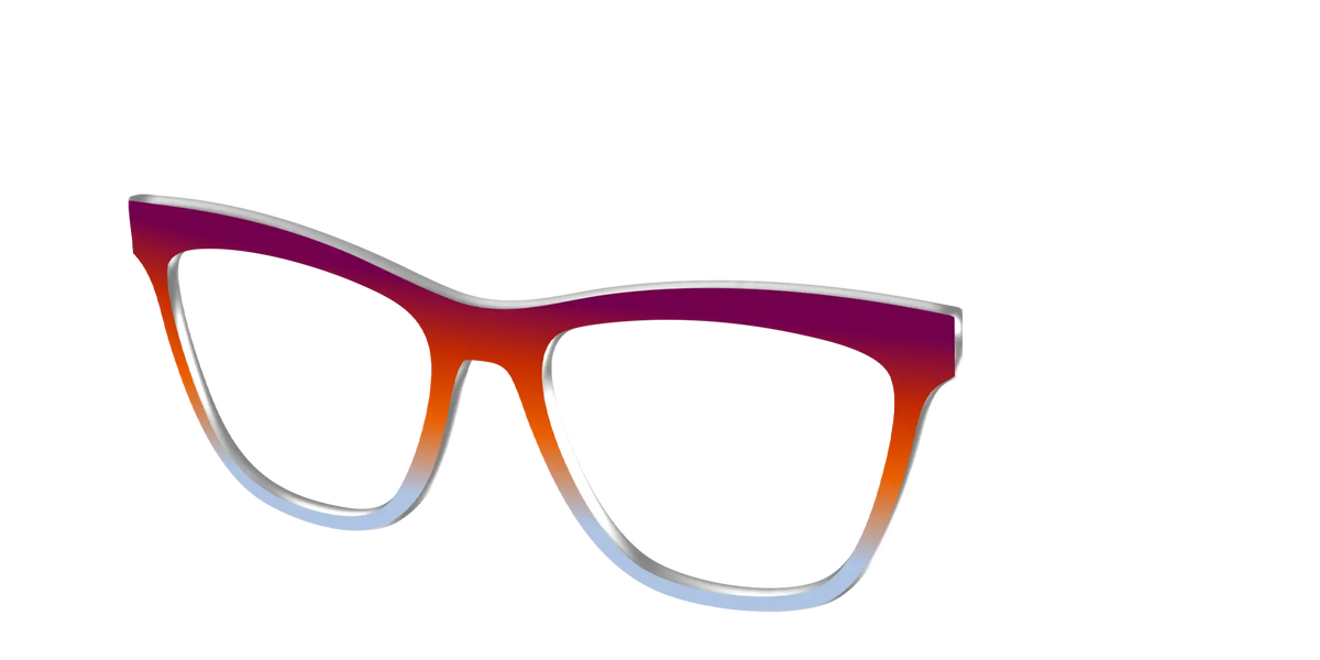 The Raspberry to Periwinkle Gradient