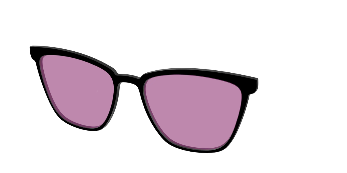 The Black with Pink Racquet Sport lens