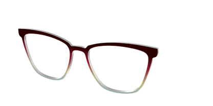The Cherry to Frosted Mint Gradient