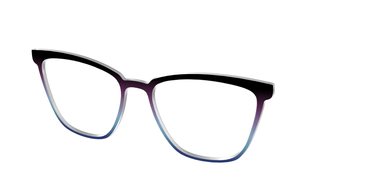 The Dark Magenta to Cerulean Gradient