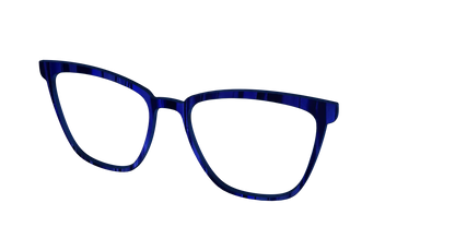 The Indigo Moire Stripes