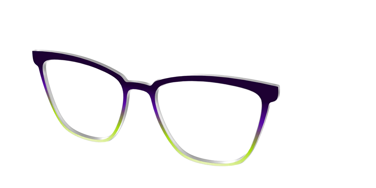 The Midnight to Electric Lime Gradient