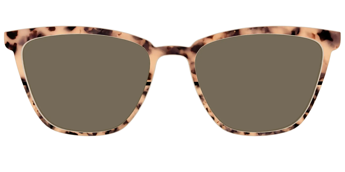 The Polarized Bisque Tortoise Split Sun Top