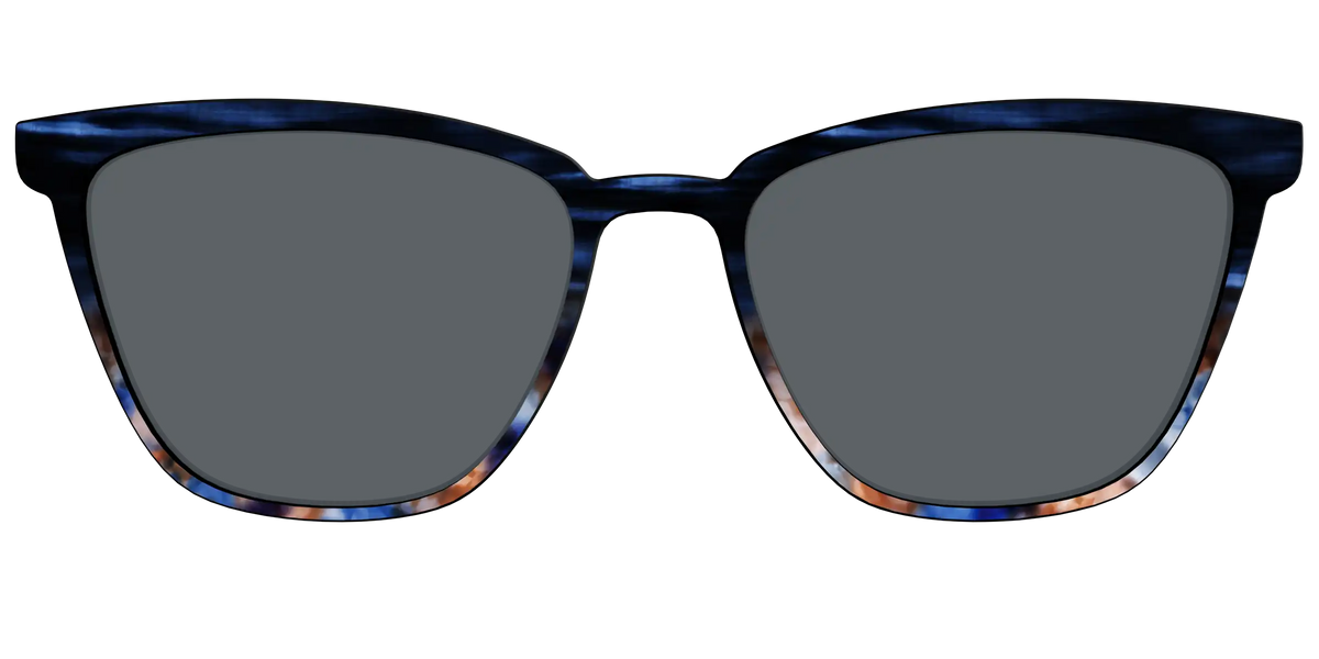 The Polarized Blue Horn Tortoise Sun Top