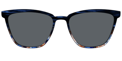 The Polarized Blue Horn Tortoise Sun Top