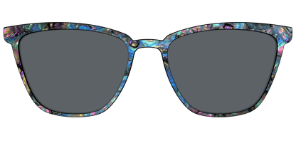 The Polarized Midnight Abalone Sun Top