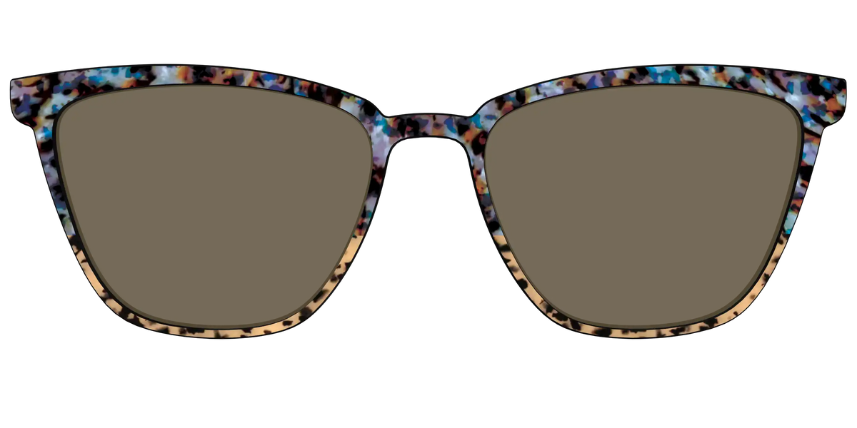 The Polarized Oasis Tortoise Split Sun Top