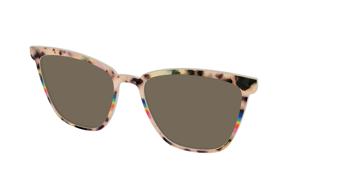 The Polarized Prism Split Tortoise Sun Top
