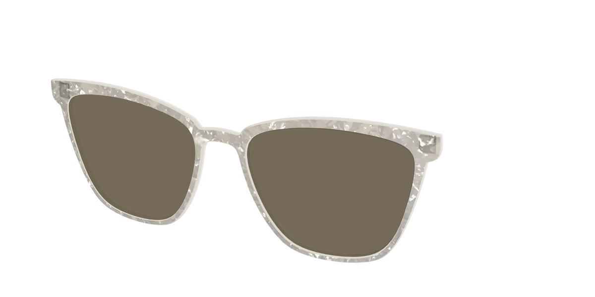 The Polarized White Quartz Pearl Sun Top