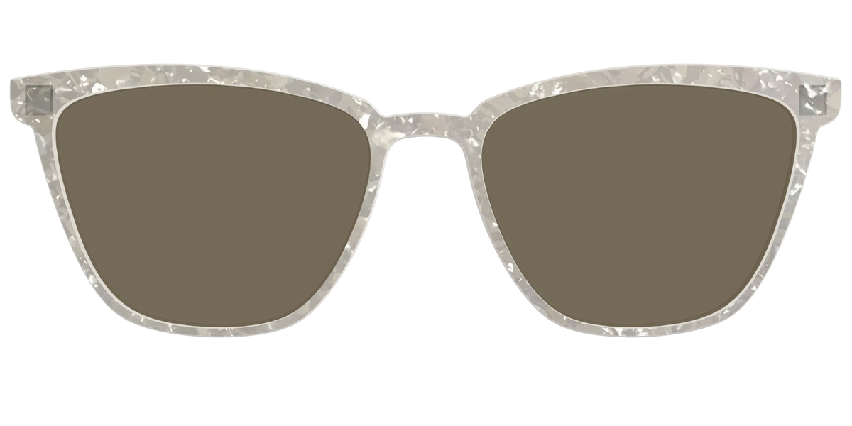 The Polarized White Quartz Pearl Sun Top