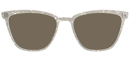 The Polarized White Quartz Pearl Sun Top