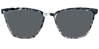 The Polarized Zebra Pearl Split Sun Top