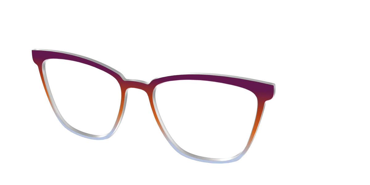 The Raspberry to Periwinkle Gradient