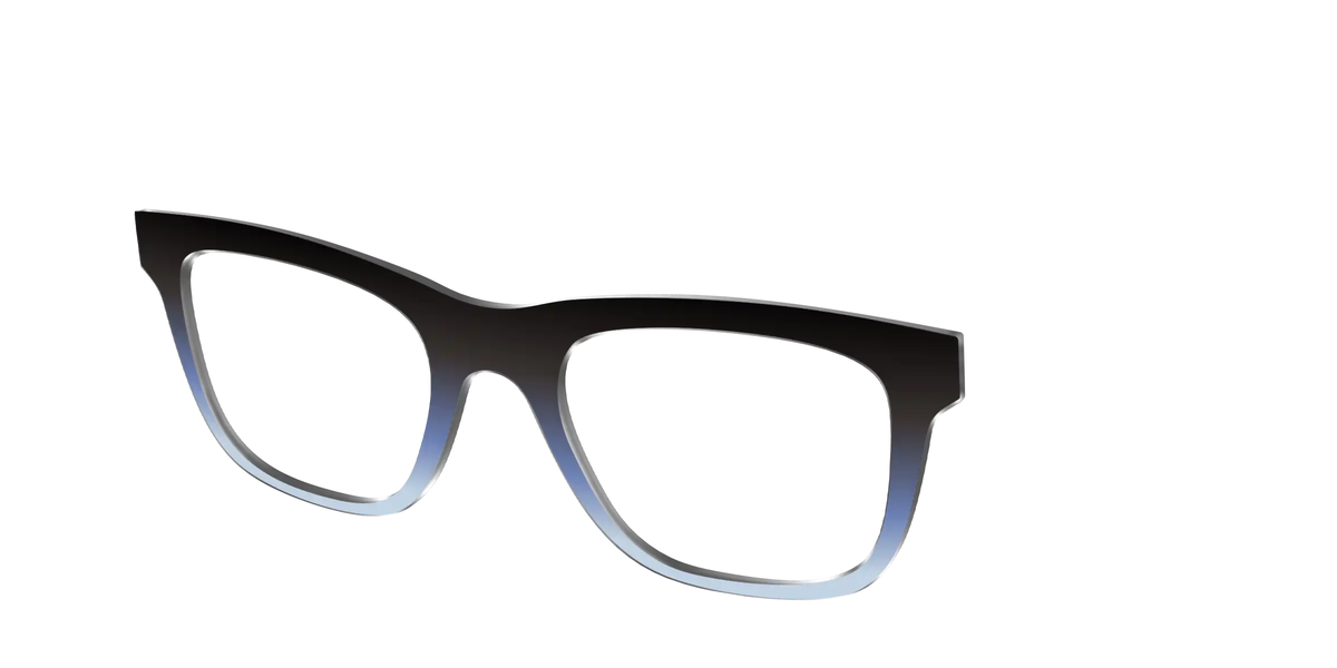 The Black to Icy Cyan Gradient