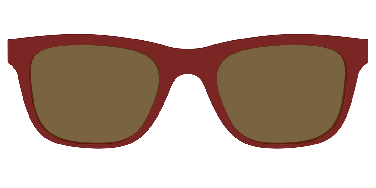 The Polarized Burgundy Sun Top