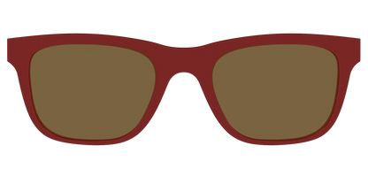 The Polarized Burgundy Sun Top