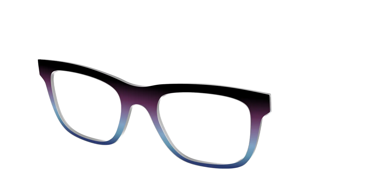 The Dark Magenta to Cerulean Gradient