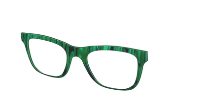 The Emerald Moire Stripes