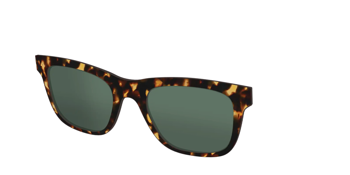 The Non-Polarized Green Tortoise Sun Top