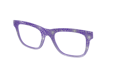 The Holographic Purple Webbed Crystal