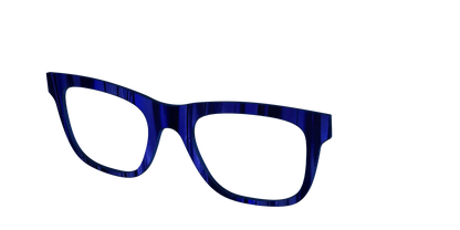 The Indigo Moire Stripes