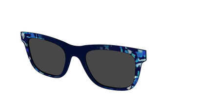 The Polarized Indigo Tortoise Sun Top