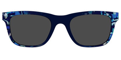 The Polarized Indigo Tortoise Sun Top