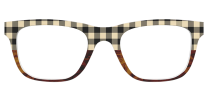 The Ivory Plaid Wood Split