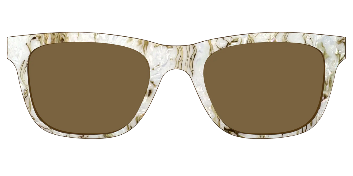 The Polarized Ivory Sand Pearl Shell Sun Top