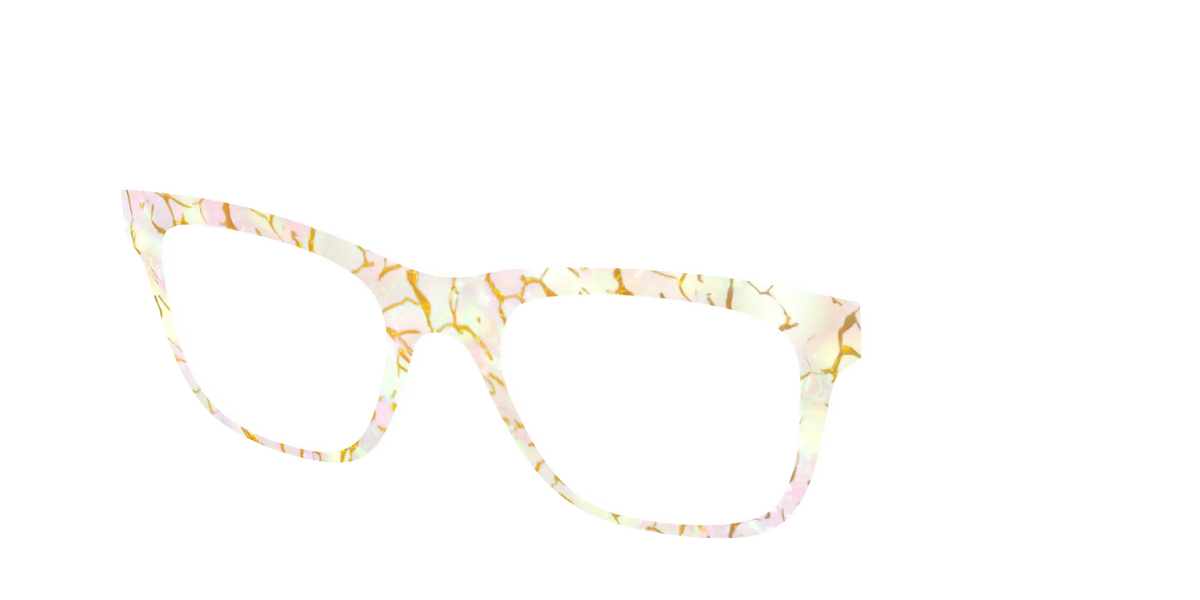 The Opalescent Pearl with Gold Streaks