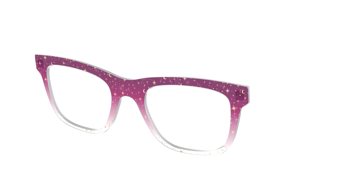 The Pink Ombre Gold Foil Crystal