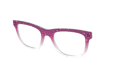 The Pink Ombre Gold Foil Crystal