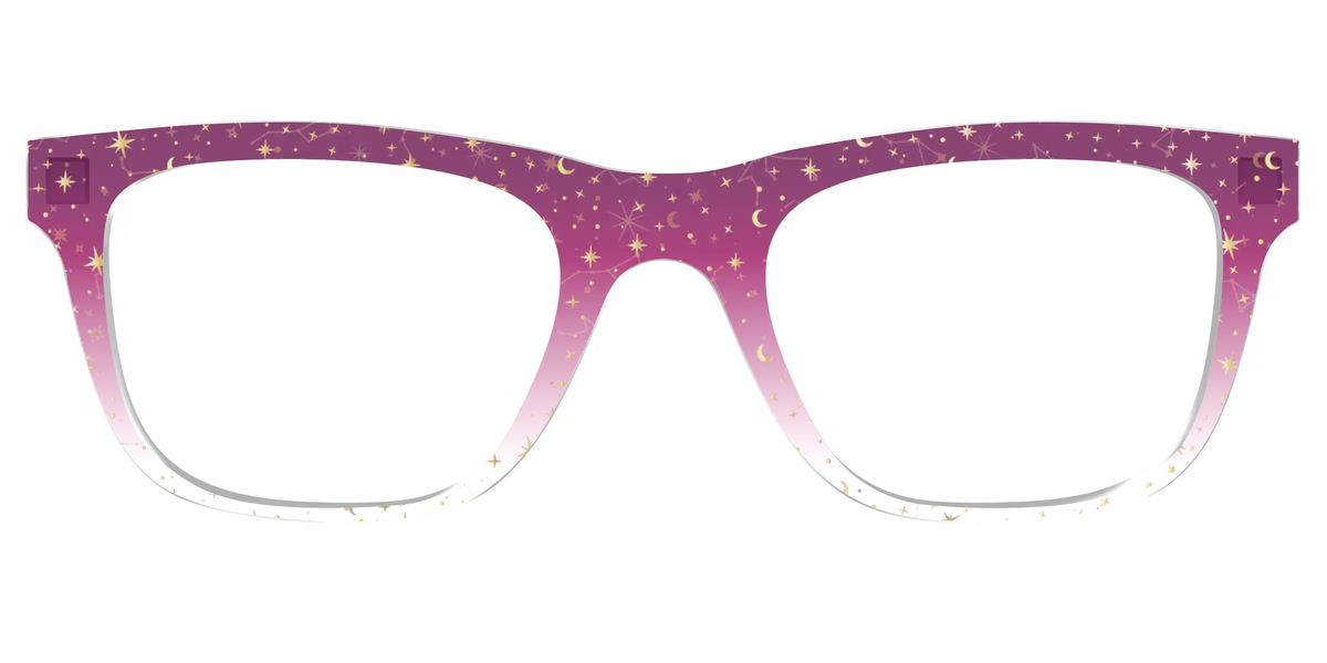 The Pink Ombre Gold Foil Crystal