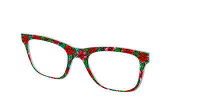 The Poinsettia Stained Glass