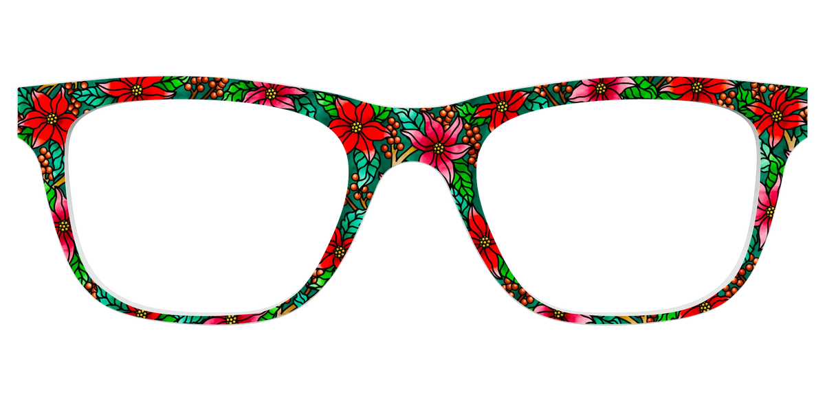 The Poinsettia Stained Glass