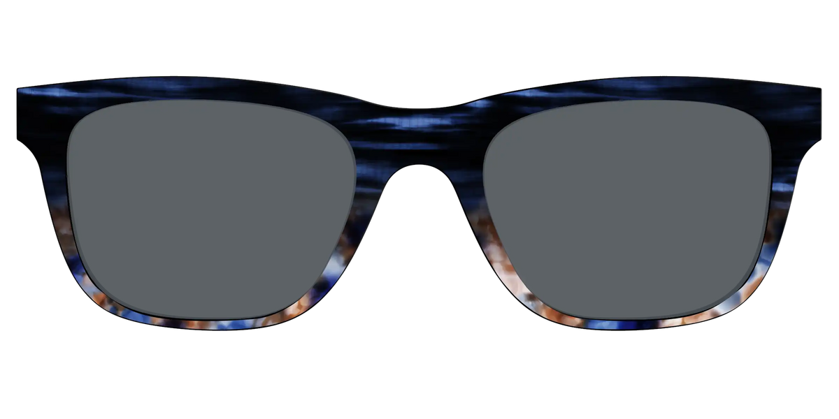 The Polarized Blue Horn Tortoise Sun Top