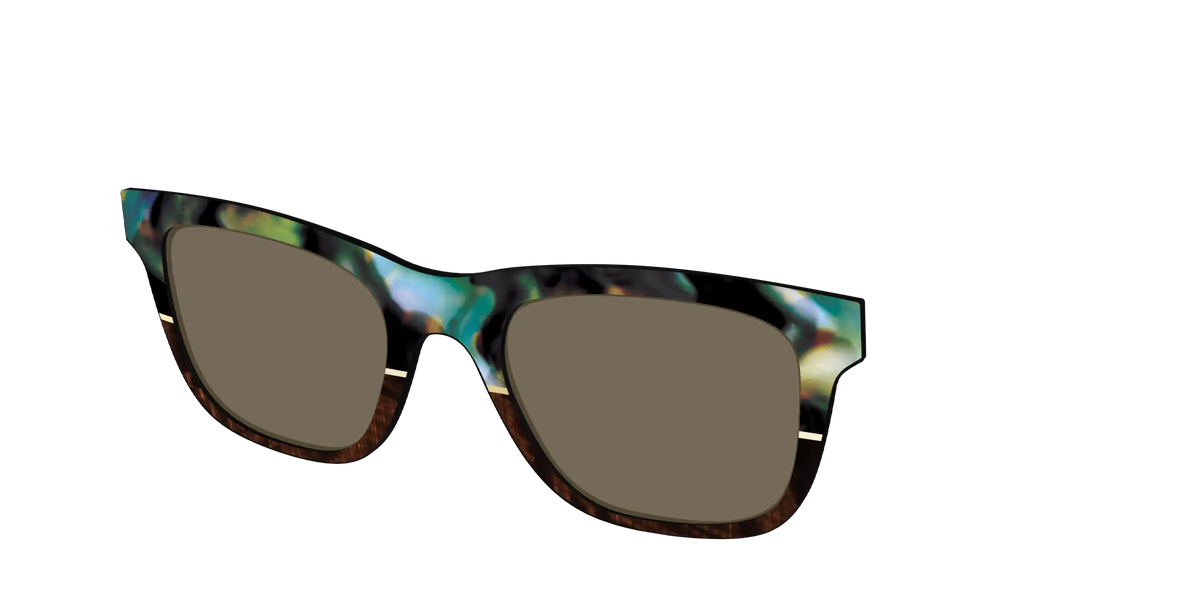 The Polarized Mirage Split with Gold Foil Sun Top