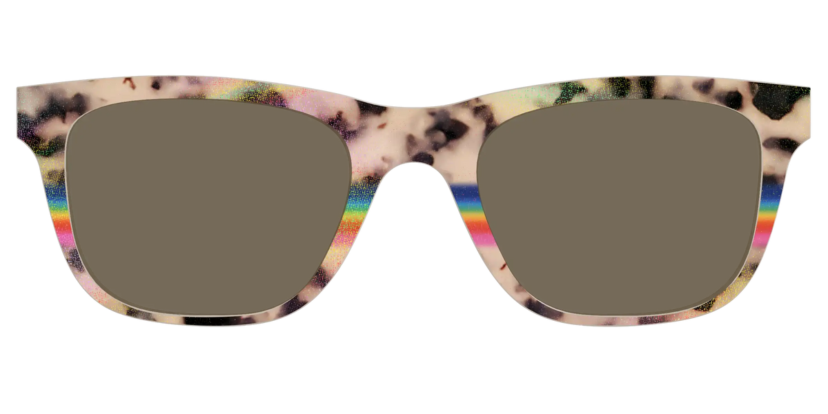 The Polarized Prism Split Tortoise Sun Top