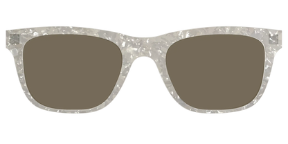 The Polarized White Quartz Pearl Sun Top